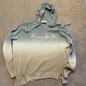 Paradise Vintage Havana Ombré Sweater size large NWOT